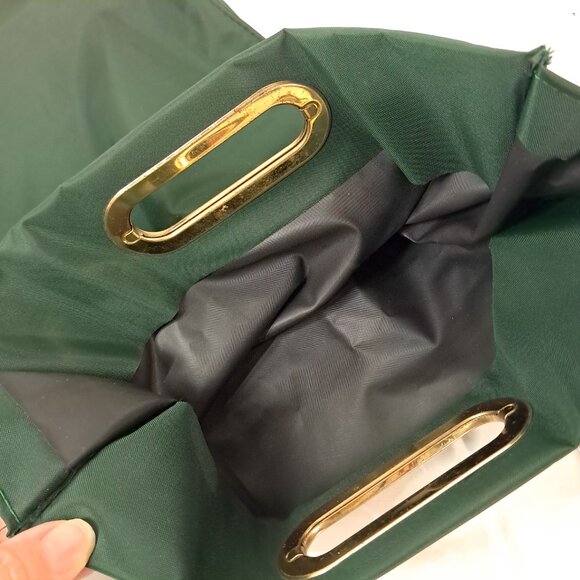 Moet & Chandon champagne Fonde En 1743 Travel Picnic Tote Bag case green gold - Picture 10 of 10